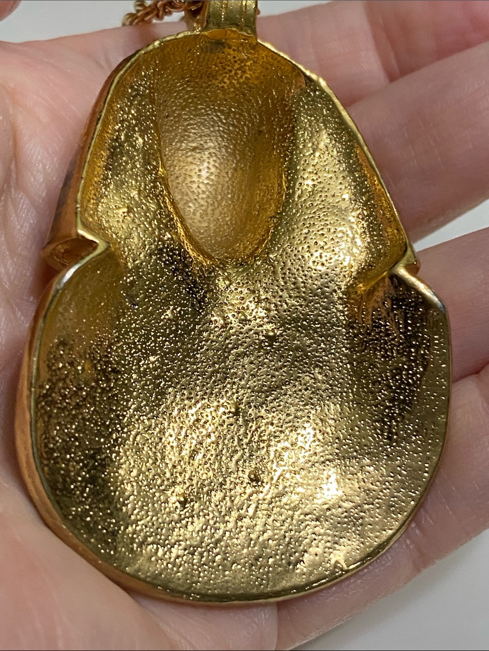 VTG Gold Egyptian Pharaoh Pendant Necklace - Picture 7 of 10
